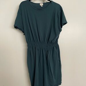 Green Toga Mini Dress
